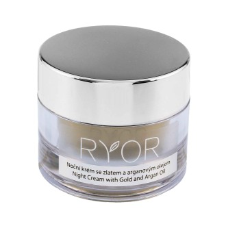 RYOR Argan Care with Gold krem na noc ze złotem i olejem arganowym 50 ml