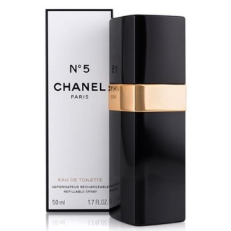 Chanel N°5 woda toaletowa 50 ml dla kobiet butelka wielokrotnego napełniania