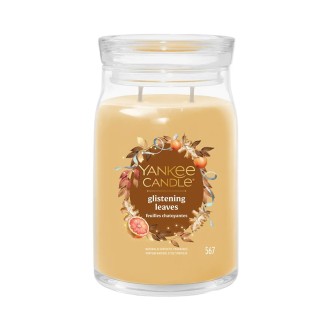 Świeca sygnowana Yankee Candle Glistening Leaves 567 g