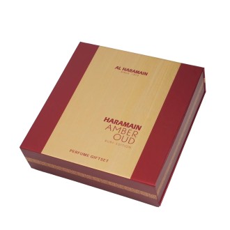 Al Haramain Amber Oud Ruby Edition zestaw upominkowy unisex woda perfumowana 75 ml + woda perfumowana 30 ml + mgiełka do ciała 200 ml