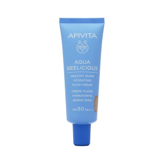Apivita Aqua Beelicious Fluid Cream koloryzujący krem nawilżający SPF 30 40 ml