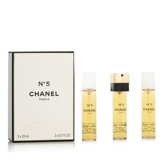 Chanel No 5 EDP wkład 2 x 20 ml + EDP wkład z atomizerem 20 ml W