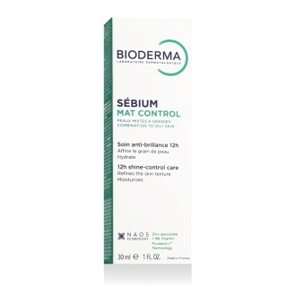 Bioderma Sébium Mat Control 12h Pielęgnacja kontrolująca połysk 30 ml