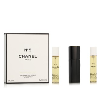 Chanel No 5 EDT do wielokrotnego napełniania 20 ml + wkład EDT 2 x 20 ml W