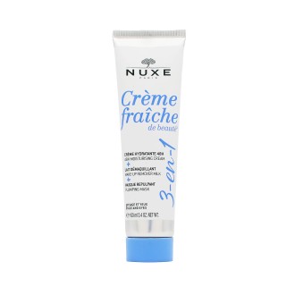 Nuxe Crème Fraîche de Beauté 3w1 krem nawilżający, płyn do demakijażu i maseczka do twarzy 100 ml
