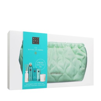 Rituals The Ritual of Karma zestaw upominkowy żel pod prysznic 200 ml + krem do ciała 150 ml + świeca zapachowa 140 g + sztyft zapachowy 70 ml + krem do rąk 70 ml