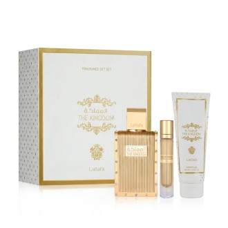Lattafa The Kingdom EDP 100 ml + EDP MINI 12 ml + SG 100 ml M