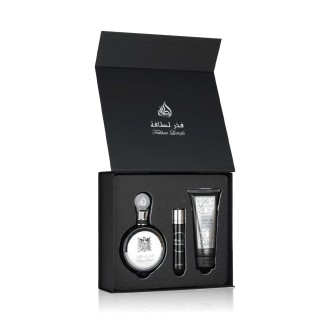 Lattafa Pride Fakhar Black EDP 100 ml + EDP MINI 12 ml + SG 100 ml M